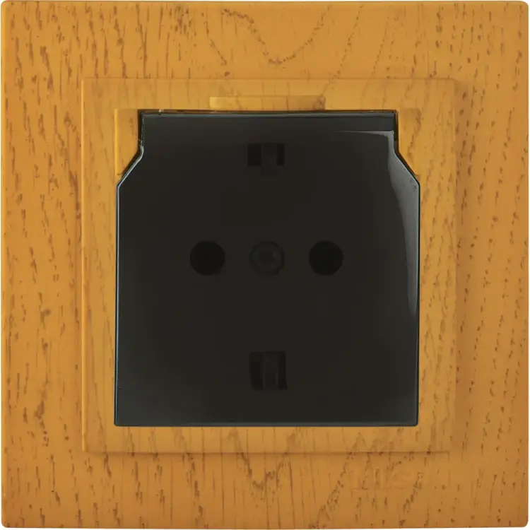 Одноместная розетка Nilson TOURAN WOOD 24251018