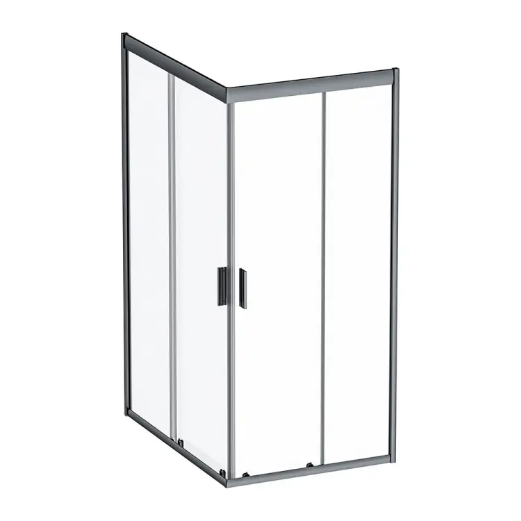 Душевое ограждение AM.PM Gem Twin Slide 120x90 W90G-404-120290-BT