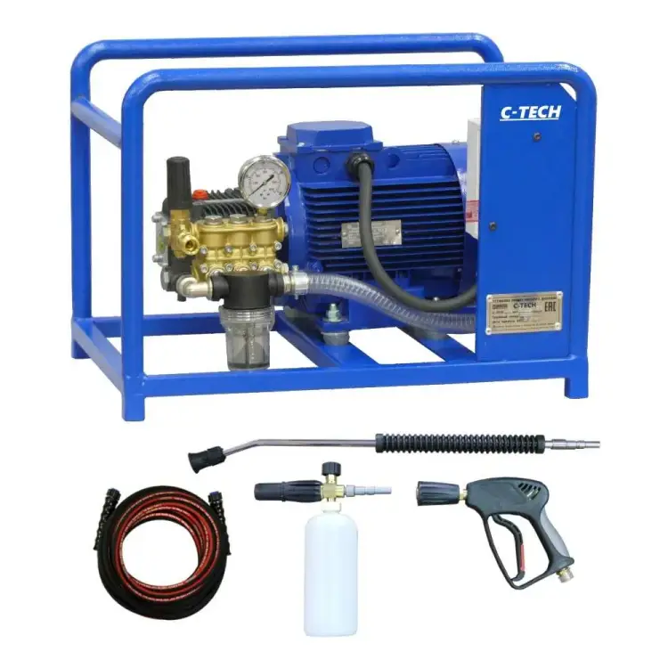 Профессиональная мойка высокого давления C-TECH TR NTR2015ES2E4BP2FMT-10-SF60