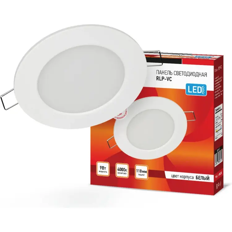 Круглая светодиодная панель IN HOME RLP-VC 4690612023359