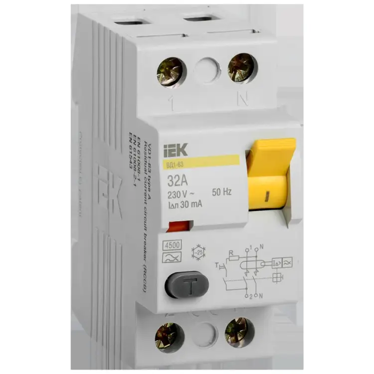 Дифференциальный выключатель IEK ВД1-63 MDV11-2-032-030