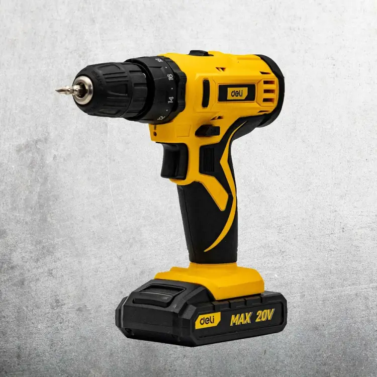 Аккумуляторная ударная дрель шуруповерт DELI DL-CZ20-E1D2 102883