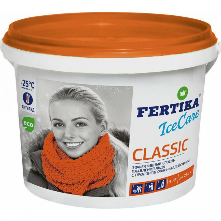 Противогололедный реагент Fertika Icecare Classic