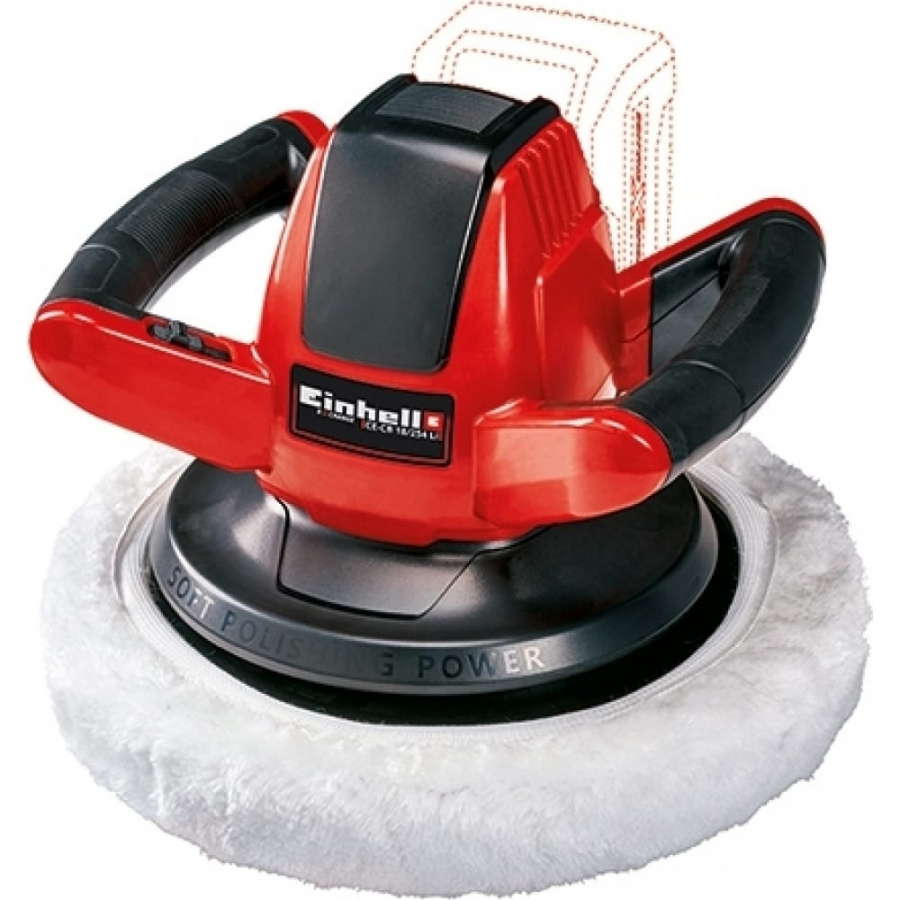 Einhell машина полировальная 18/254 li-solo 2093301