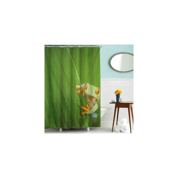 Тканевая шторка для ванной комнаты Terma MZ-51 Лягушка 20821