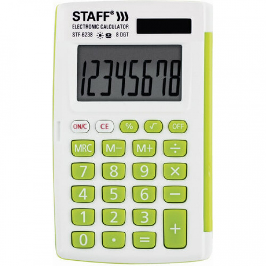 Карманный калькулятор Staff STF-6238