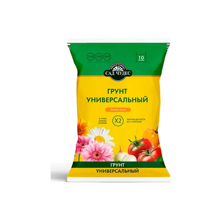 Универсальный грунт Сад чудес Садовая земля 4607951410283