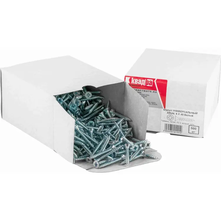 Универсальный саморез КВАДРА 5x40 500 шт. 503040001500