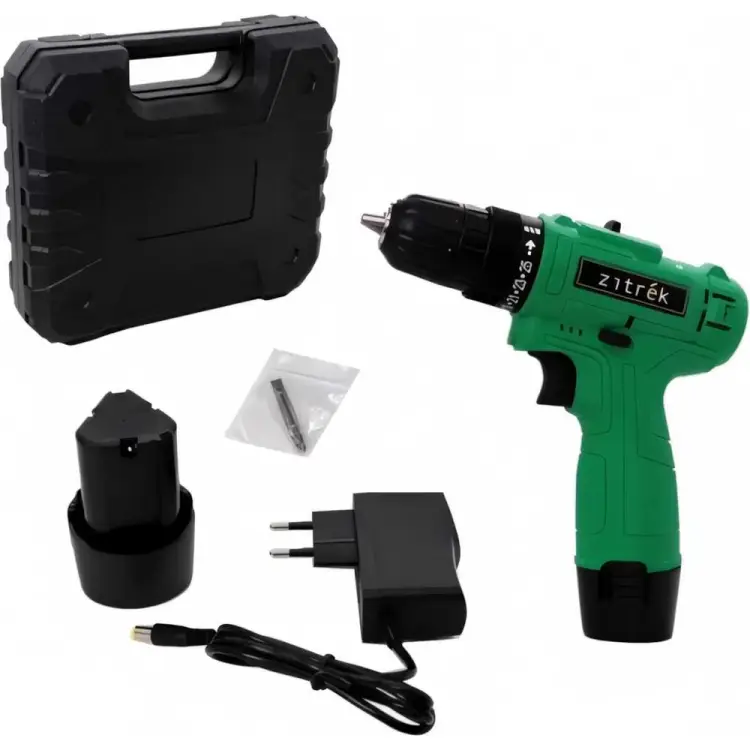 Аккумуляторная дрель-шуруповерт Zitrek Green 12-Li-ion Plus 063-4042 Аккумуляторная дрель-шуруповерт Zitrek Green 12-Li-ion Plus 063-4042