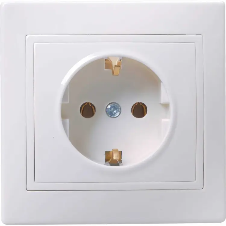 Одноместная розетка IEK РС10-3-КБ КВАРТА ERK11-K01-16-K