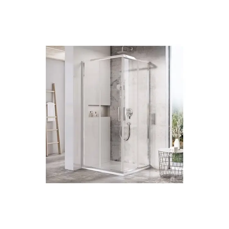 Квадратный душевой уголок Ravak Blix Slim BLSRV2-90 см X1LM70C00Z1