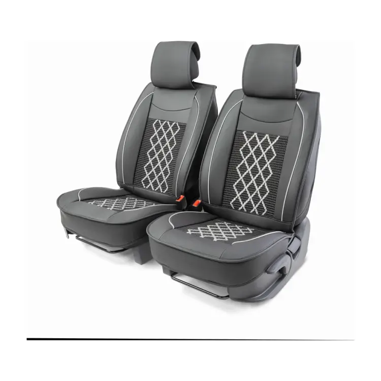 Каркасные накидки на передние сиденья CarPerformance CUS-2092 BK/GY