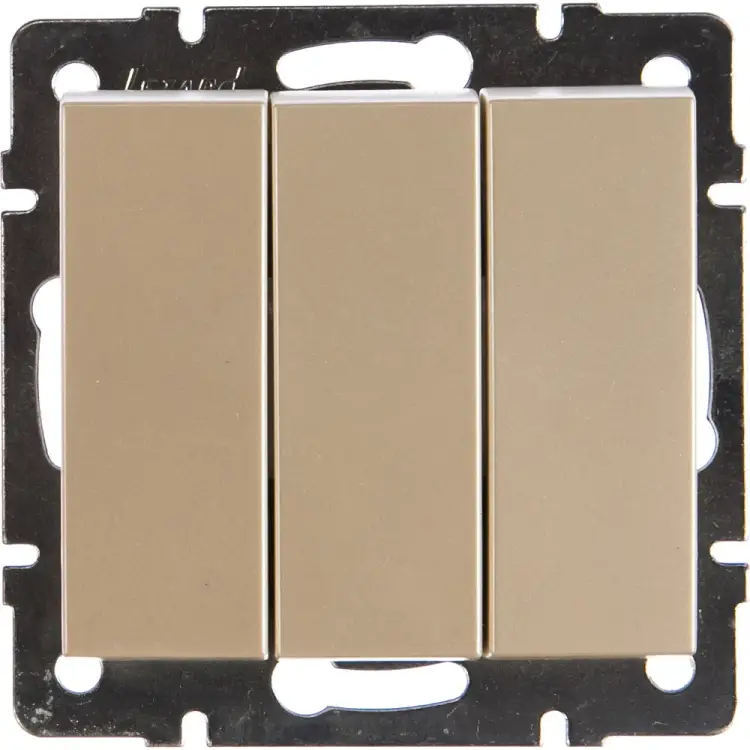 Тройной выключатель Lezard RAIN 703-3088-109