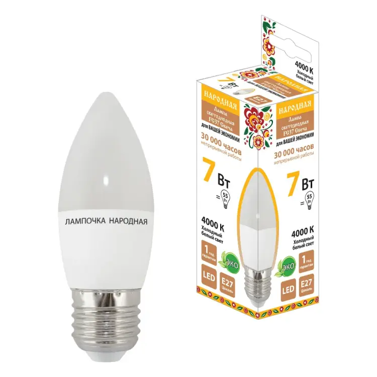 Светодиодная лампа TDM ELECTRIC Народная SQ0340-1543