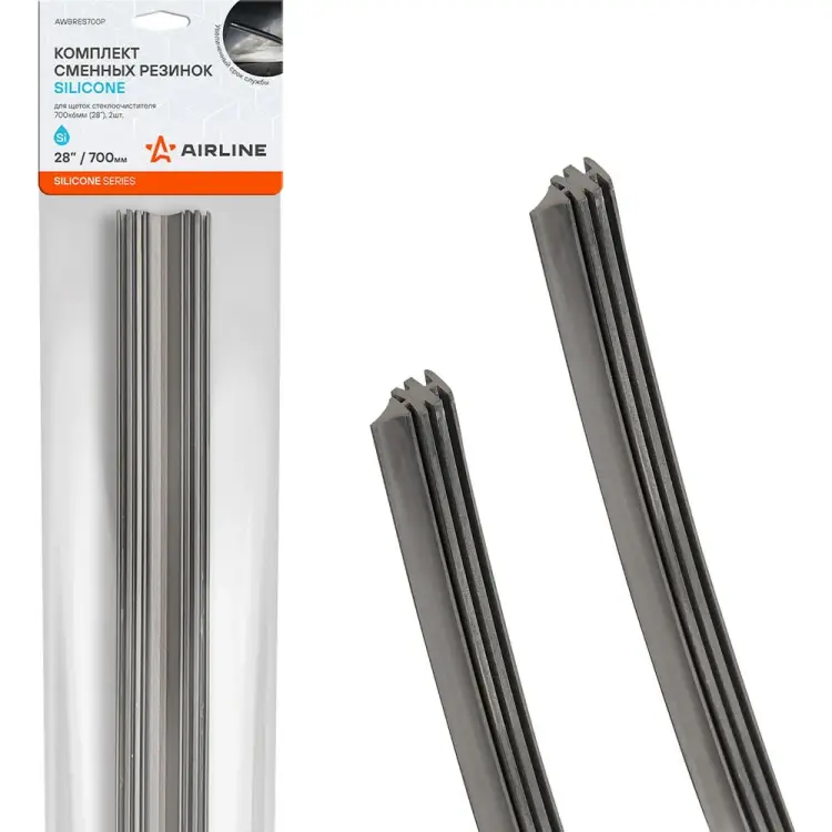 Резинки стеклоочистителя Airline SILICONE AWBRES700P