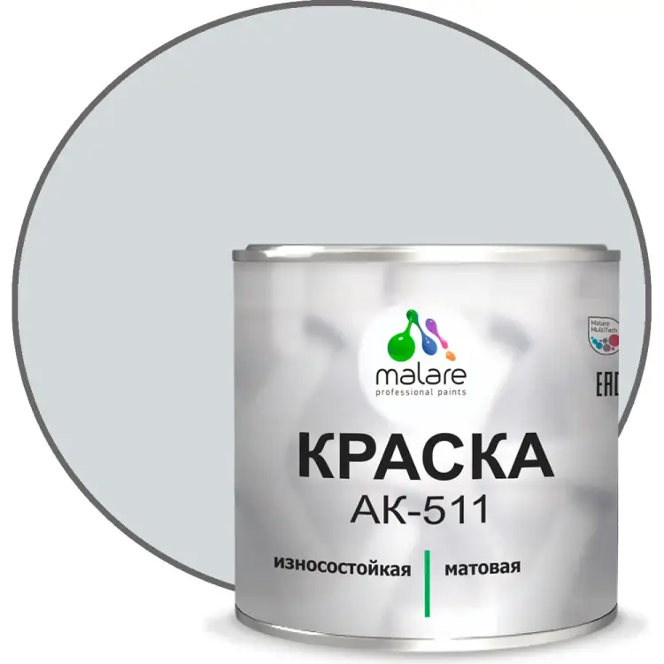 Краска для дорожной разметки MALARE АК-511 2014697307005
