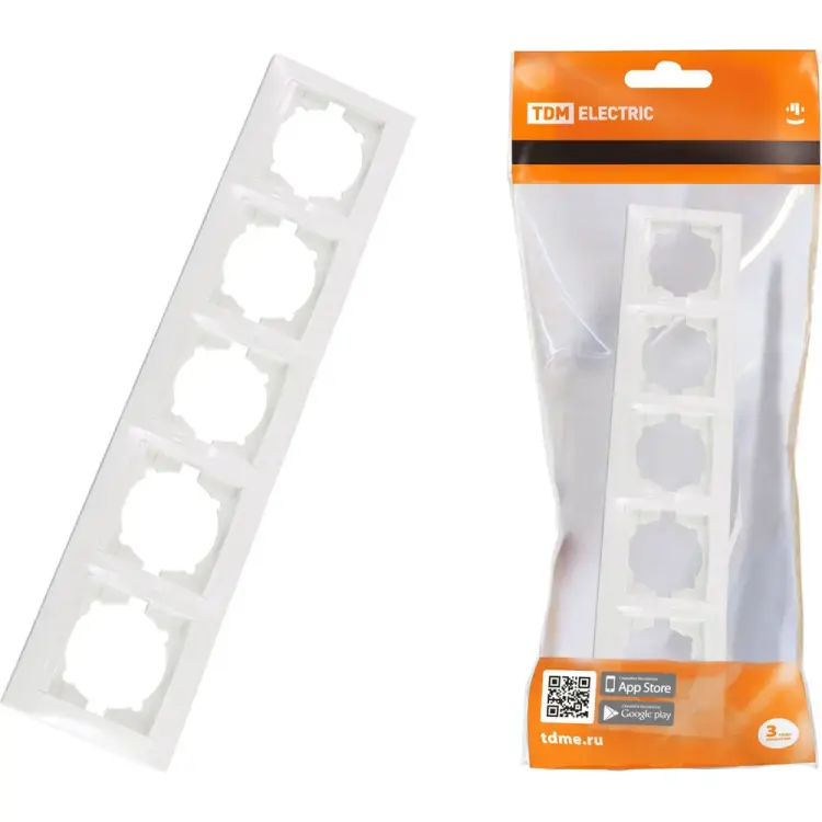 Горизонтальная пятипостовая рамка TDM ELECTRIC Лама SQ1815-0037