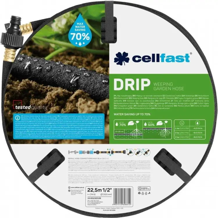 Сочащийся шланг Cellfast DRIP 1 19-003 Сочащийся шланг Cellfast DRIP 1 19-003