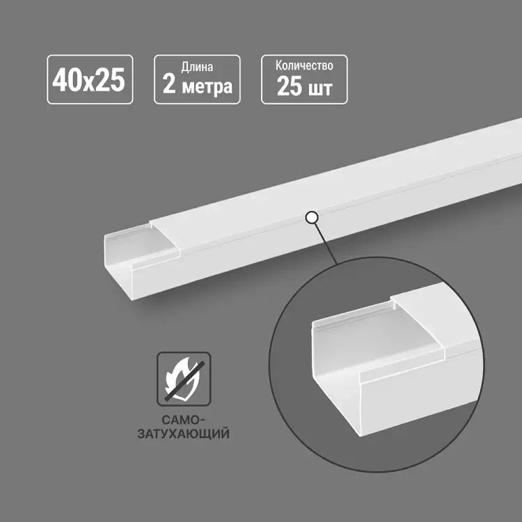 Кабель-канал TDM ELECTRIC SQ0402-0009