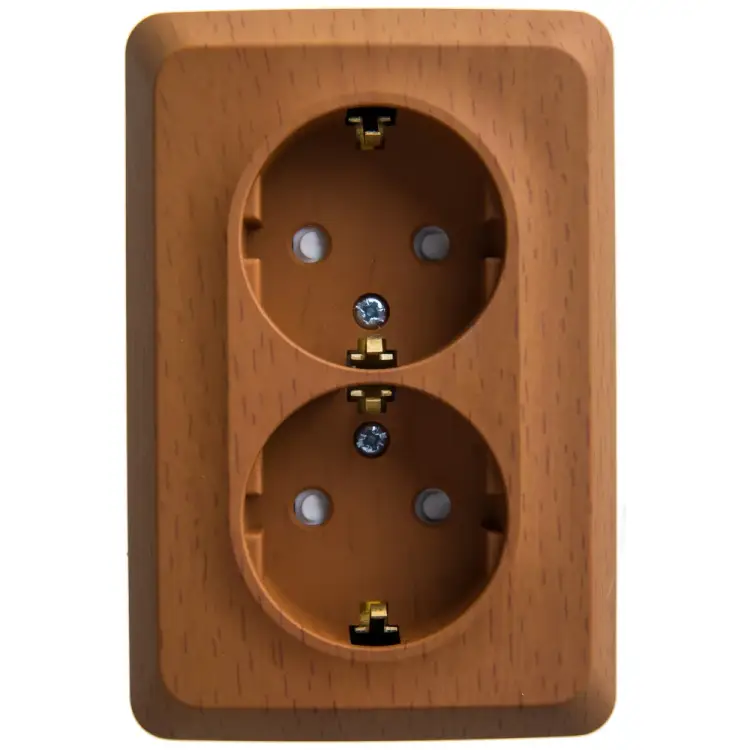 Наружная угловая розетка Systeme Electric Этюд PA16-108T