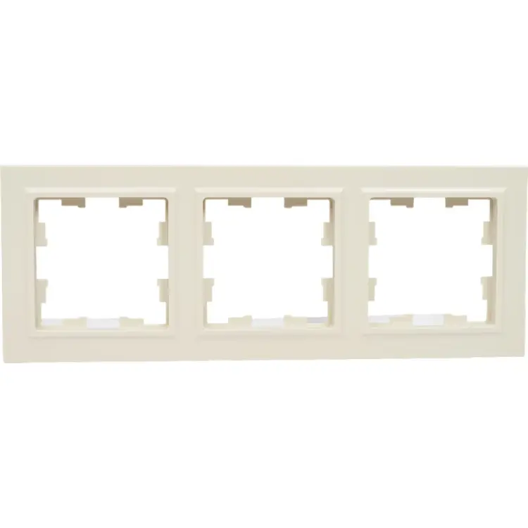 Трехместная рамка IEK Brite ру-3-бркр BR-M32-K10