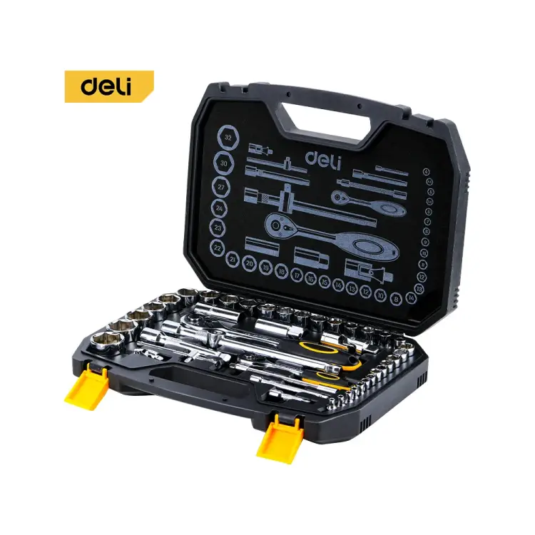 Набор торцевых головок и ключей DELI DL1044 147043