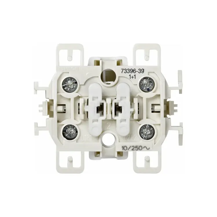 Двухклавишный кнопочный выключатель для управления жалюзи Simon S73, S73 Loft 73396-39