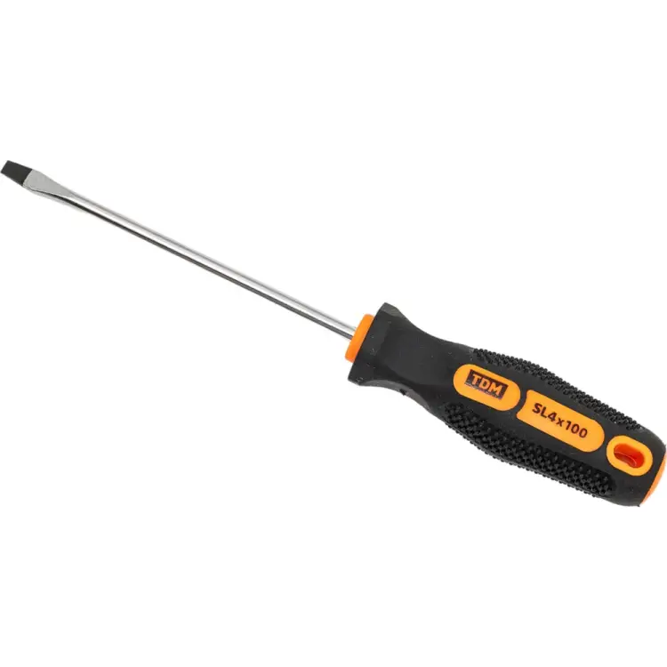 Шлицевая двухкомпонентная отвертка TDM ELECTRIC Алмаз SQ1006-1004