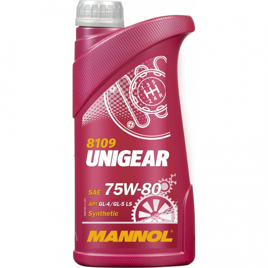 Синтетическое трансмиссионное масло MANNOL UNIGEAR 75W-80