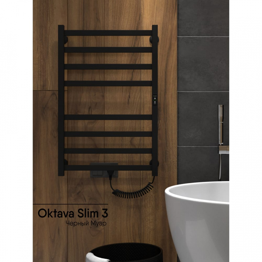 Полотенцесушитель INDIGO Oktava Slim 3 electro