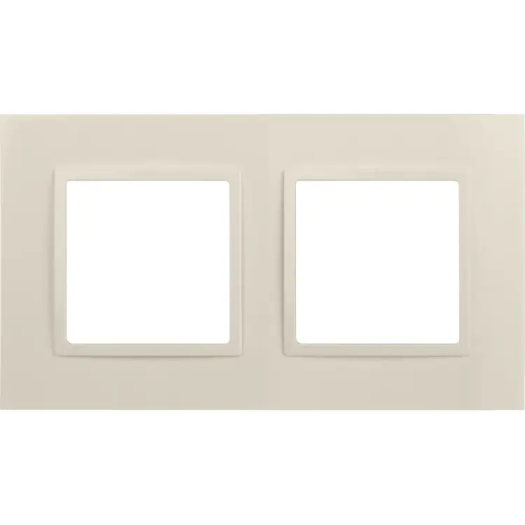 Рамка для розеток и выключателей ЭРА Elegance 14501202 Classic, на 2 поста, слоновая кость Б0060577