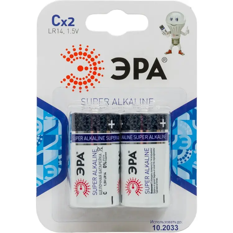 Элемент питания ЭРА LR14 C0038444