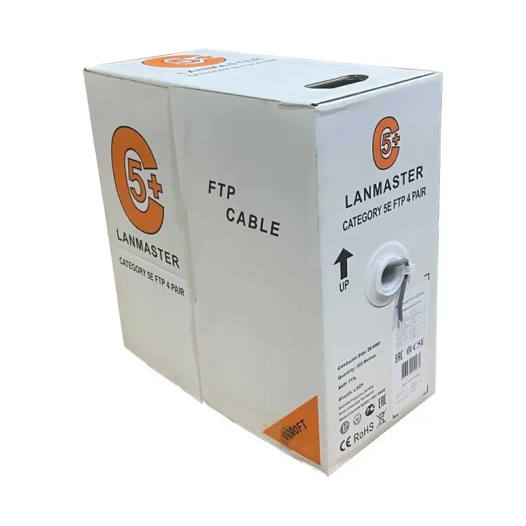 Патч-кордовый кабель LANMASTER LSZH LAN-6EUTP-PT-LSZH-GY