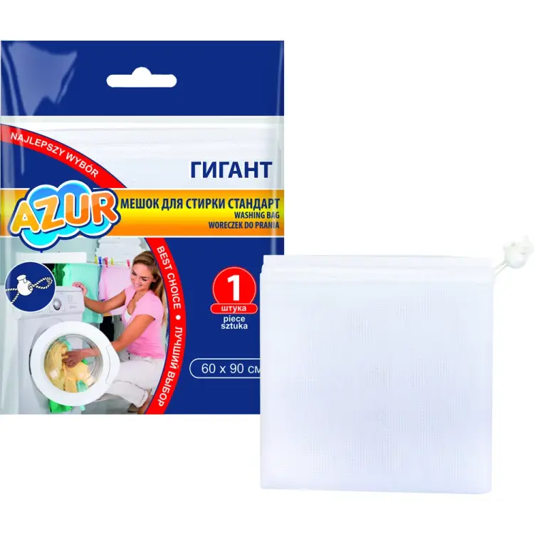 Мешок для стирки AZUR Гигант/завязка 912410 Мешок для стирки AZUR Гигант/завязка 912410