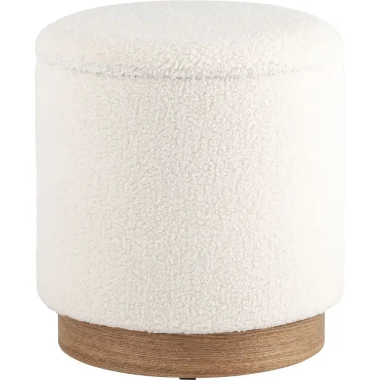 Пуф Стул Груп Холли S, с ящиком, тедди, белый 21B810SJ-3A-HY-3 Пуф Стул Груп Холли S, с ящиком, тедди, белый 21B810SJ-3A-HY-3