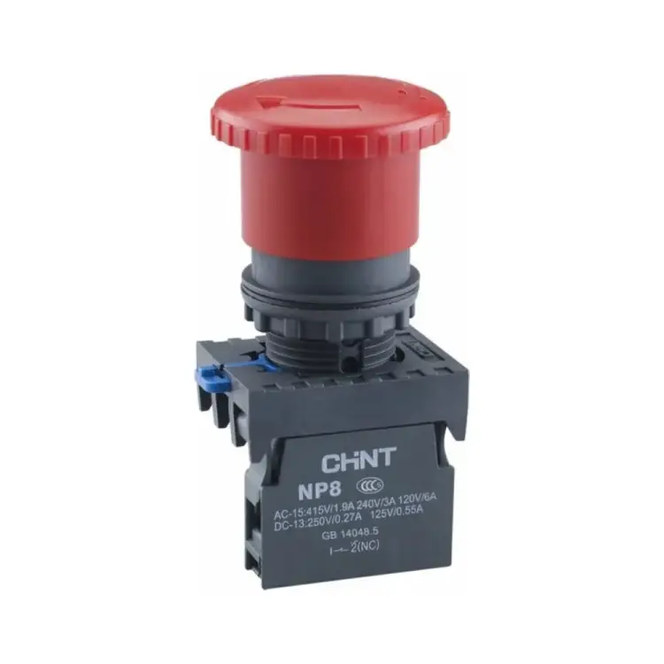 Кнопка управления CHINT NP8-01ZS/14 Грибок 667210