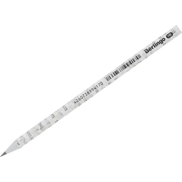 Чернографитный карандаш Berlingo green series newspaper pencil BP01322