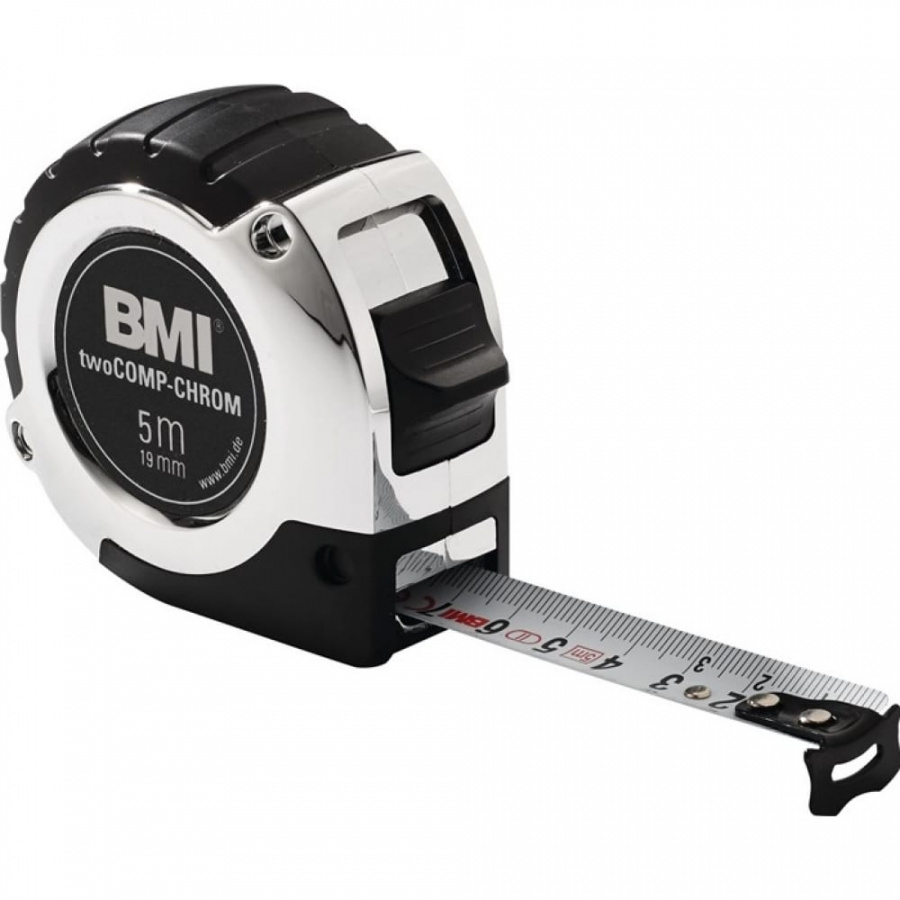 Измерительная рулетка BMI twoCOMP-CHROM