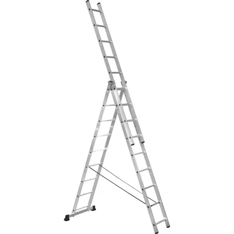 Алюминиевая трехсекционная лестница Scala Sc 3009