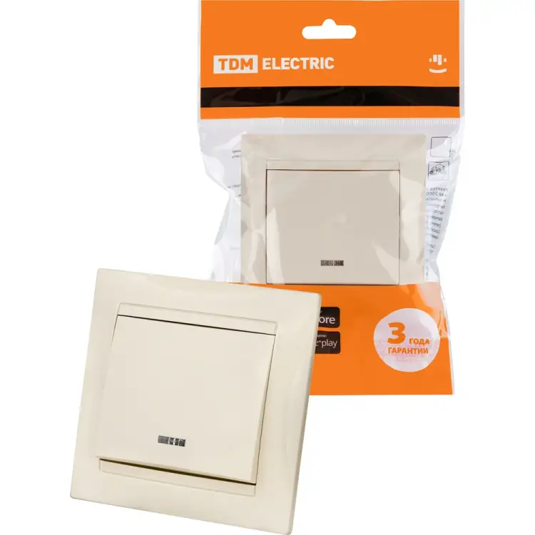 Выключатель TDM ELECTRIC Лама SQ1815-0104