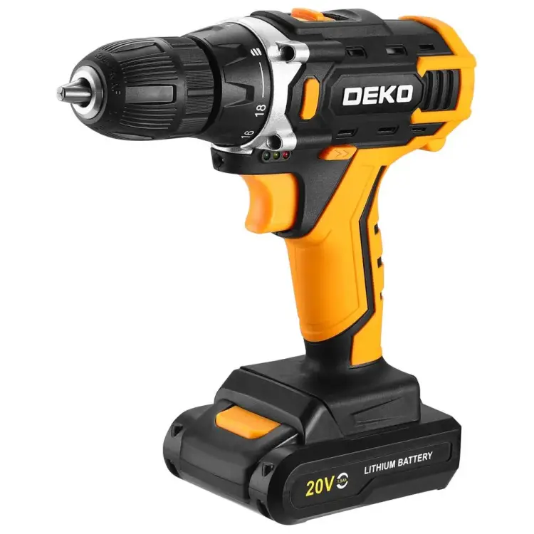 Аккумуляторная дрель шуруповерт DEKO Banger 20V ONE + 083-1042