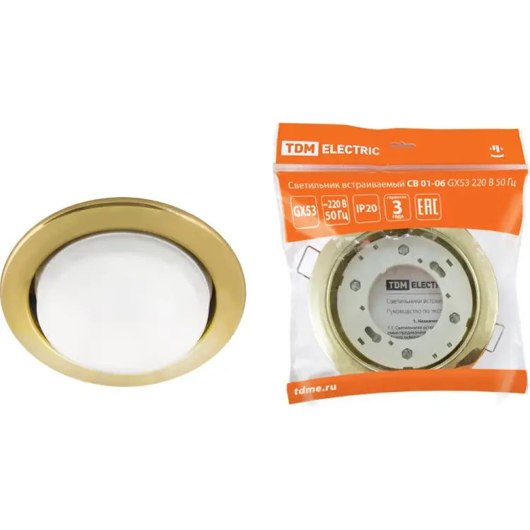 Встраиваемый светильник TDM ELECTRIC СВ 01-06 SQ0359-0059