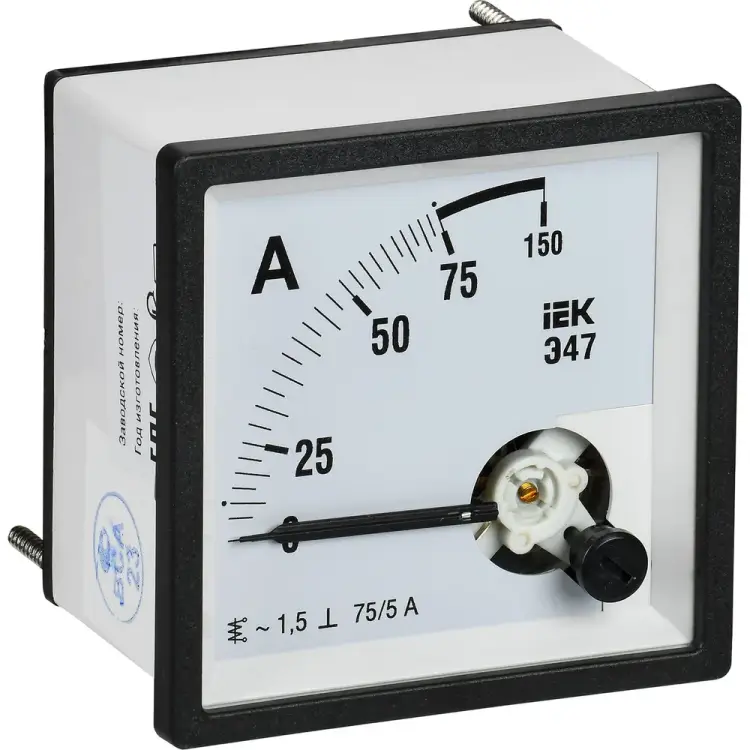 Амперметр IEK э47 IPA10-6-0075-E