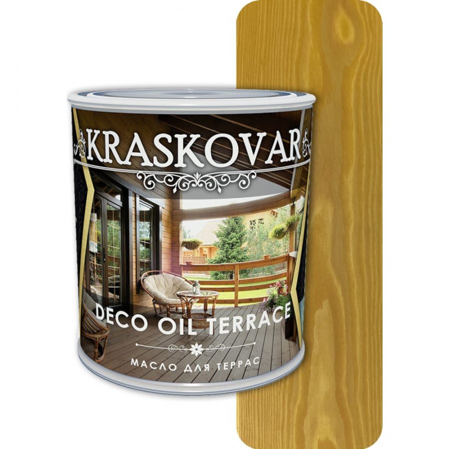 Масло для террас Kraskovar Deco Oil Terrace