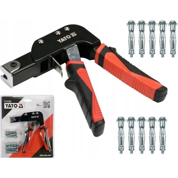 Пистолет для установки дюбелей молли YATO YT-51450 Пистолет для установки дюбелей молли YATO YT-51450