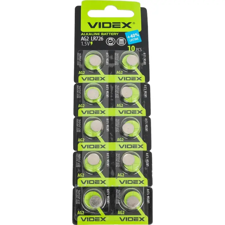 Алкалиновый элемент питания Videx VID-AG02