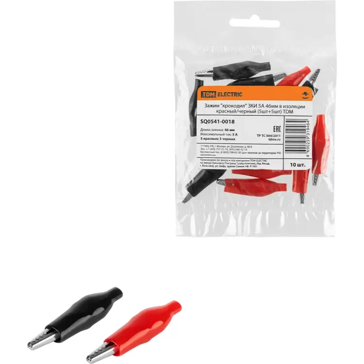 Зажим-крокодил TDM ELECTRIC ЗКИ SQ0541-0018