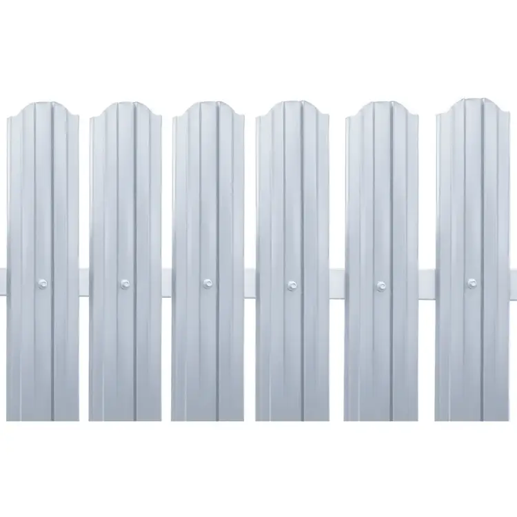 Металлический штакетник Металлика 1,0-9003 Металлический штакетник Металлика 1,0-9003