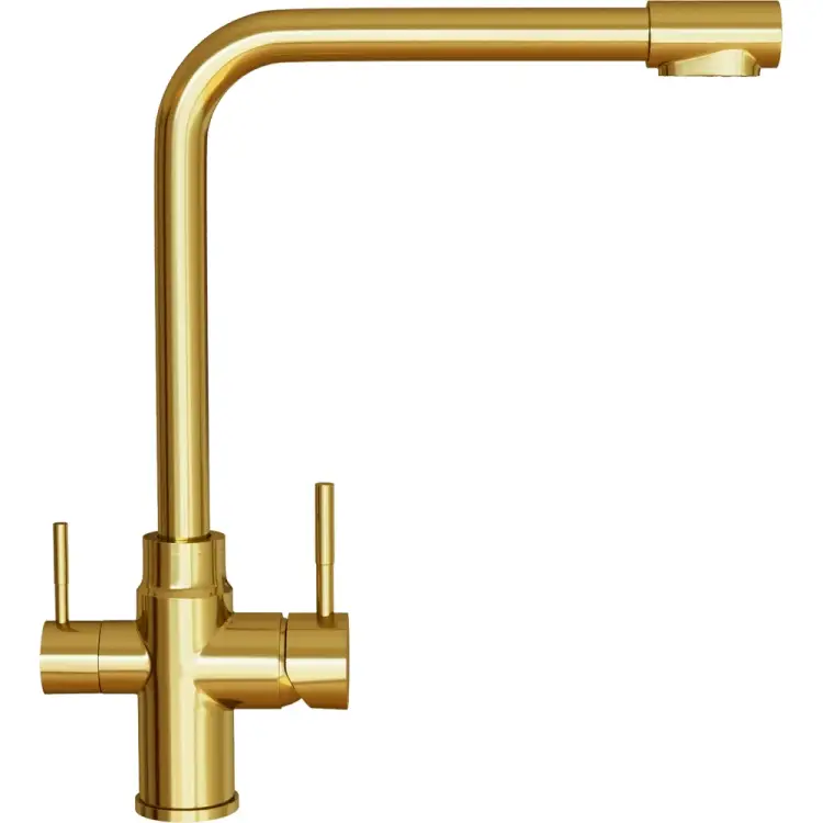 Смеситель для кухни MIXLINE 35k MLSS-0320G подкл.к фильтру, золото 553821