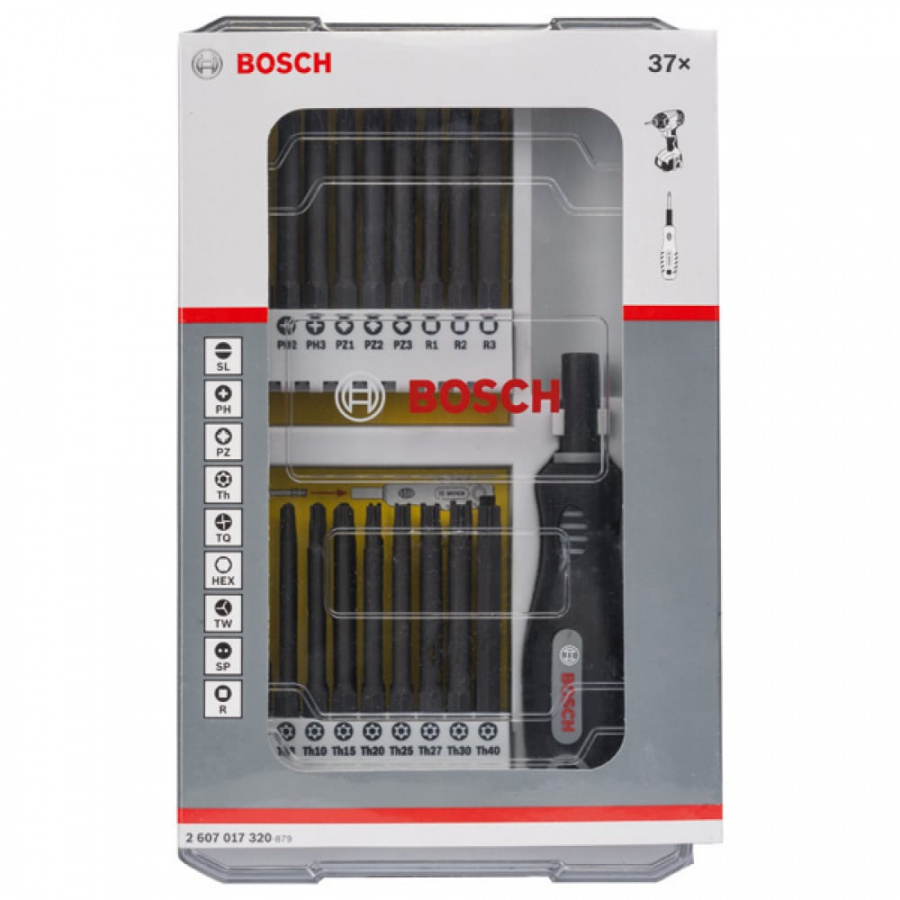 Насадки для винтоверта 37pc Bosch SDB Set